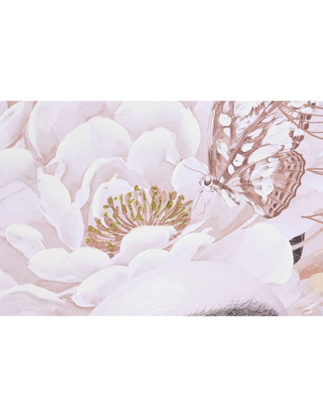 Cadre DKD Home Decor Fleurs Moderne (80 x 4 x 120 cm) (2 Unités)