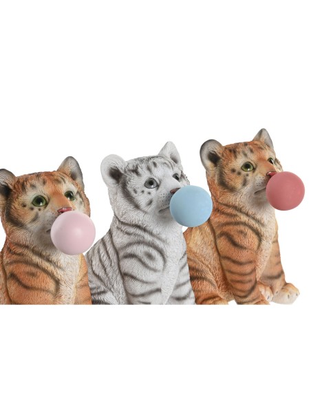 Figurine Décorative DKD Home Decor 13,5 x 11 x 15 cm Résine Chat (3 Unités)