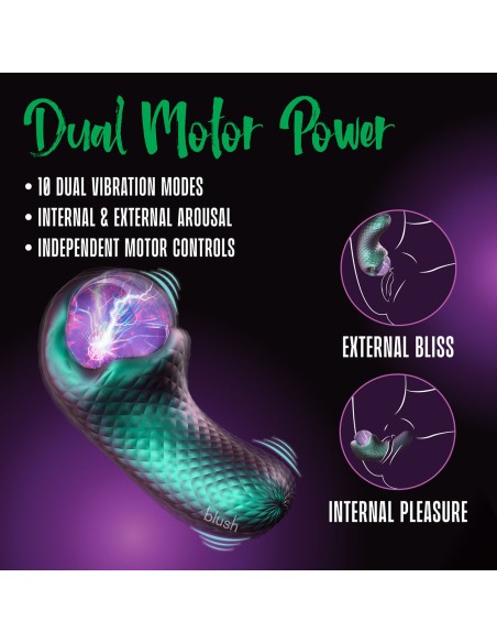 Vibromasseur anal Blush Temptasia Bleu