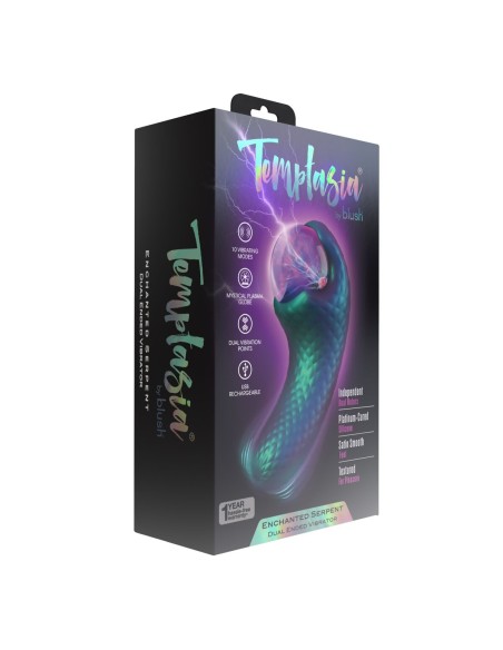 Vibromasseur anal Blush Temptasia Bleu