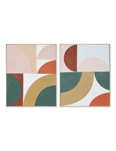 Cadre Home ESPRIT Abstrait Urbaine 80 x 3,5 x 100 cm (2 Unités)
