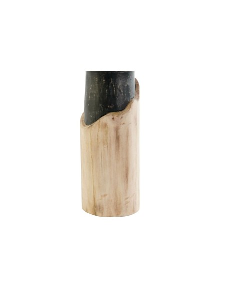 Figurine Décorative DKD Home Decor Blanc Marron Noir Pièces du jeu d'échec Loft 12 x 12 x 48 cm (2 Unités)