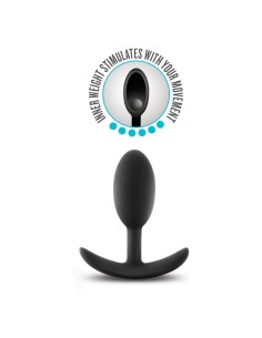 Plug Anal Blush Adventures Noir (7,6 cm) (10,1 cm) 2