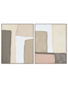 Cadre Home ESPRIT Abstrait Urbaine 82,2 x 4,5 x 102 cm (2 Unités)