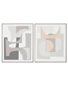 Cadre Home ESPRIT Abstrait Urbaine 82,3 x 4,5 x 102 cm (2 Unités)