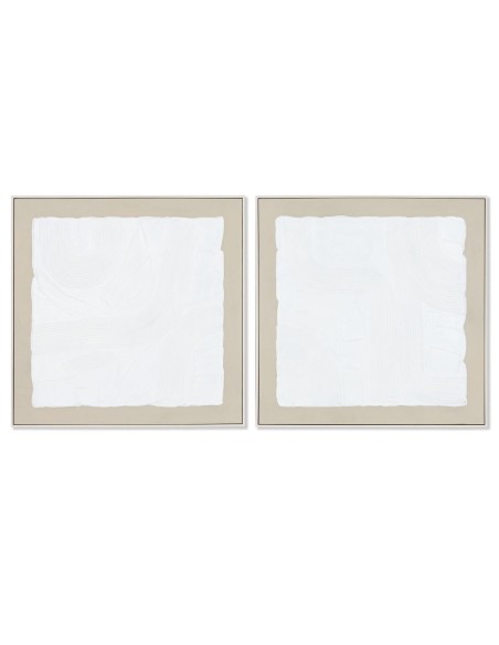 Cadre Home ESPRIT Moderne Urbaine 82,3 x 4,5 x 82,5 cm (2 Unités)
