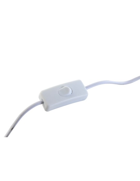 Lampe de bureau Home ESPRIT Blanc Beige Céramique 220 V 15 x 15 x 28 cm (2 Unités)