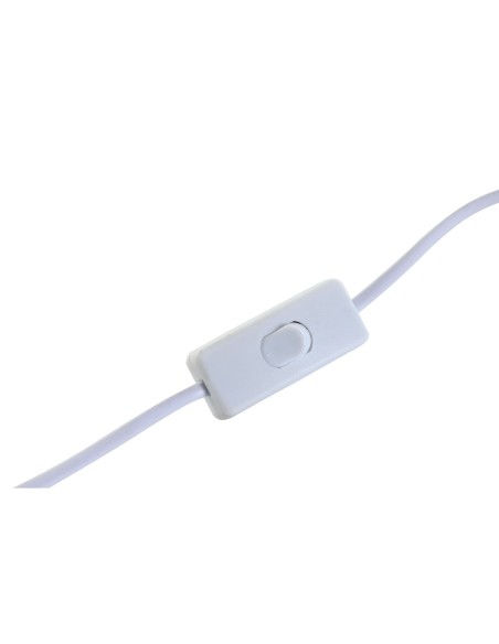 Lampe de bureau Home ESPRIT Blanc Beige Céramique Verre 220 V 20 x 11 x 31 cm (2 Unités)