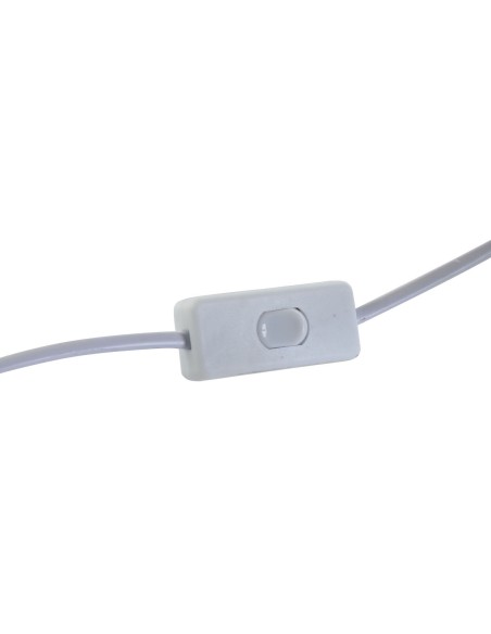Lampe de bureau Home ESPRIT Blanc Beige Céramique 50 W 220 V (2 Unités)