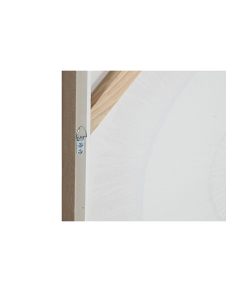 Toile Home ESPRIT Blanc Naturel Boho 92 x 4,5 x 92 cm (2 Unités)