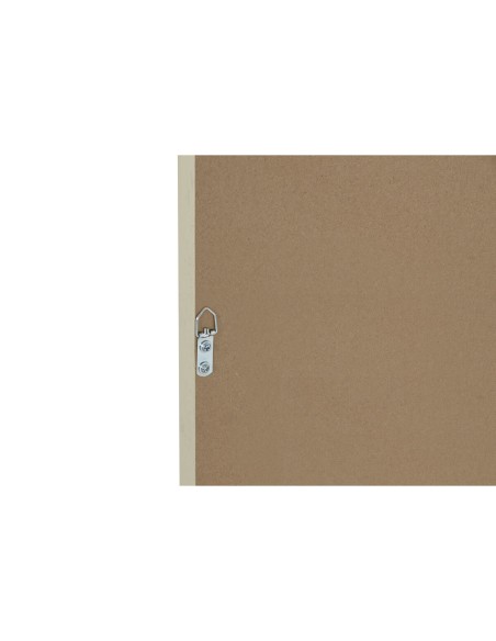 Toile Home ESPRIT Blanc Naturel Boho 60 x 3 x 60 cm (2 Unités)
