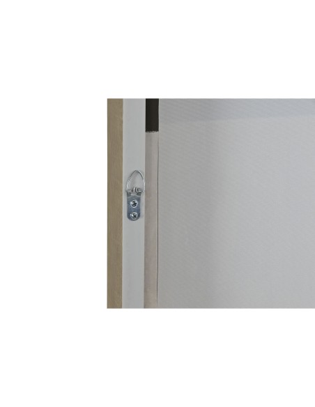 Cadre Home ESPRIT Blanc Vert Beige Gris foncé polystyrène Toile Abstrait Urbaine (2 Unités)