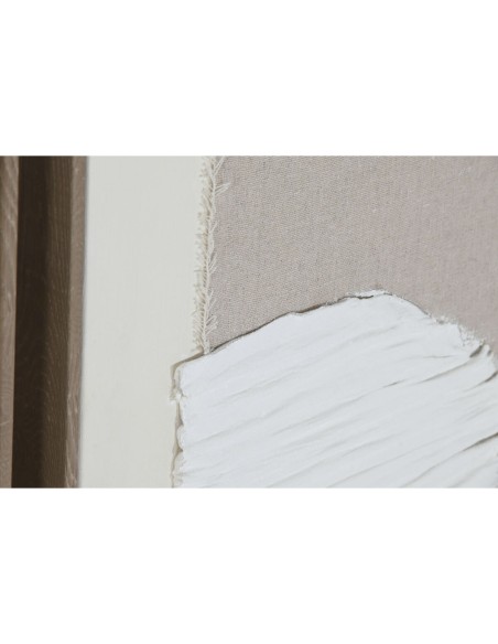 Cadre Home ESPRIT Blanc Beige Abstrait Scandinave 62 x 3,2 x 82 cm (2 Unités)