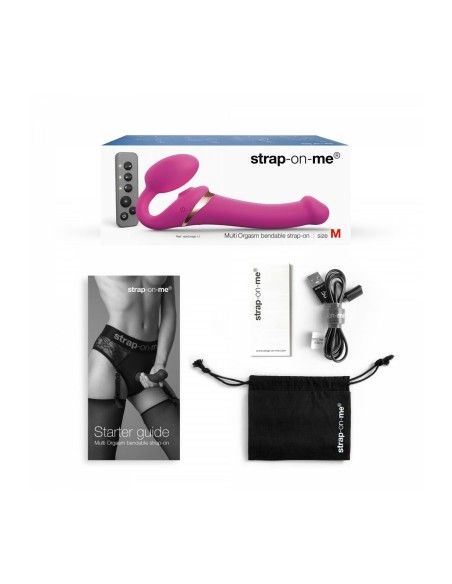 Vibromasseur Strap-on-me 6017456 Rose XL M
