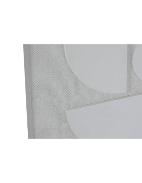 Cadre Home ESPRIT Blanc Naturel Moderne 60 x 4 x 60 cm (2 Unités)