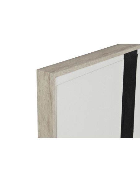 Cadre Home ESPRIT Blanc Noir Abstrait Moderne 82 x 3,8 x 102 cm (2 Unités)