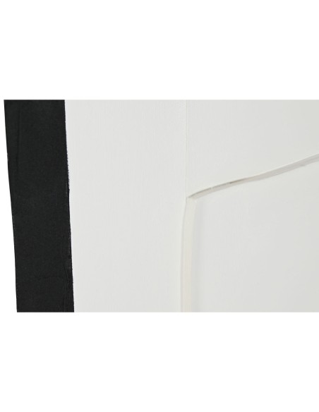 Cadre Home ESPRIT Blanc Noir Abstrait Moderne 82 x 3,8 x 102 cm (2 Unités)