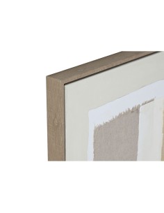 Cadre Home ESPRIT Marron Beige Abstrait Urbaine 82 x 3,8 x 102 cm (2 Unités) 2