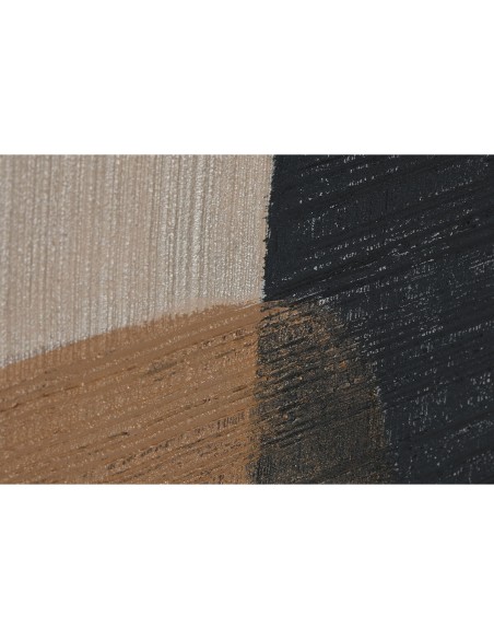 Cadre Home ESPRIT Marron Noir Abstrait Urbaine 82 x 4,5 x 102 cm (2 Unités)