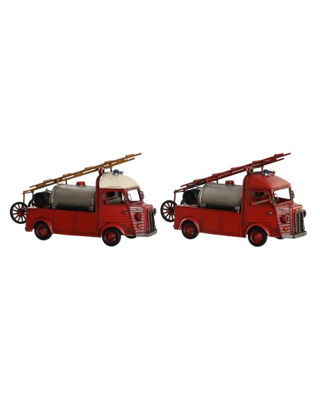 Figurine Décorative DKD Home Decor Rouge Argenté Vintage 33 x 14 x 19 cm (2 Unités)