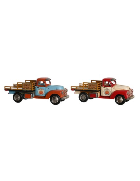 Figurine Décorative DKD Home Decor Bleu Blanc Rouge Orange Vintage 31 x 12 x 13 cm (2 Unités)