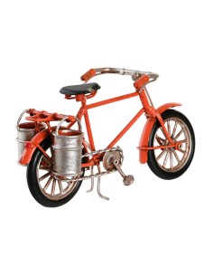 Figurine Décorative DKD Home Decor Jaune Noir Orange Bicyclette Vintage 16,5 x 5,5 x 9 cm (3 Unités) 2