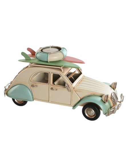 Figurine Décorative Home ESPRIT Bleu Vert Rose Vintage 28 x 11 x 11,5 cm (3 Unités)