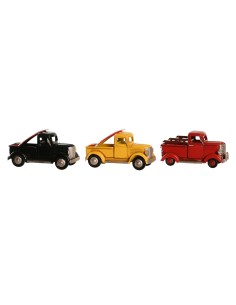 Figurine Décorative DKD Home Decor Jaune Noir Rouge Vintage 17 x 7,5 x 9,5 cm (3 Unités)