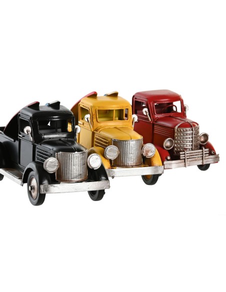 Figurine Décorative DKD Home Decor Jaune Noir Rouge Vintage 17 x 7,5 x 9,5 cm (3 Unités)