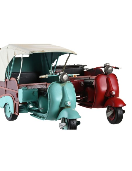 Figurine Décorative DKD Home Decor Bleu Rouge Vintage 38 x 16 x 22 cm (2 Unités)