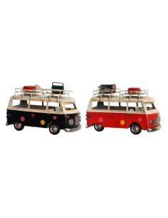 Figurine Décorative DKD Home Decor Rouge Blue marine Vintage 28 x 14 x 18 cm (2 Unités)