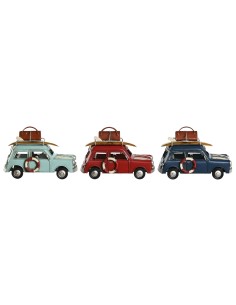 Figurine Décorative Home ESPRIT Bleu Rouge Bleu ciel 16 x 8,5 x 10,5 cm (3 Unités)