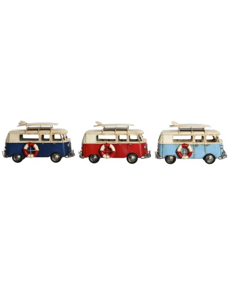 Figurine Décorative Home ESPRIT Bleu Rouge Blue marine 27 x 11,5 x 15,5 cm (3 Unités)
