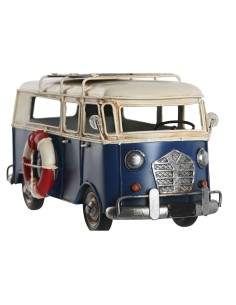 Figurine Décorative Home ESPRIT Bleu Rouge Blue marine 27 x 11,5 x 15,5 cm (3 Unités) 2