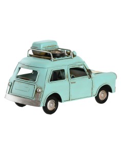 Figurine Décorative DKD Home Decor Rouge Vert Bleu ciel Voiture Vintage 16 x 7,5 x 9 cm (3 Unités) 2