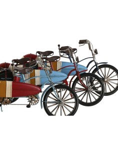 Figurine Décorative Home ESPRIT Bleu Rouge Blue marine 31 x 10 x 15 cm (3 Unités) 2