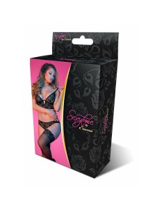 Ensemble de Lingerie Exposed Noir (S/M)