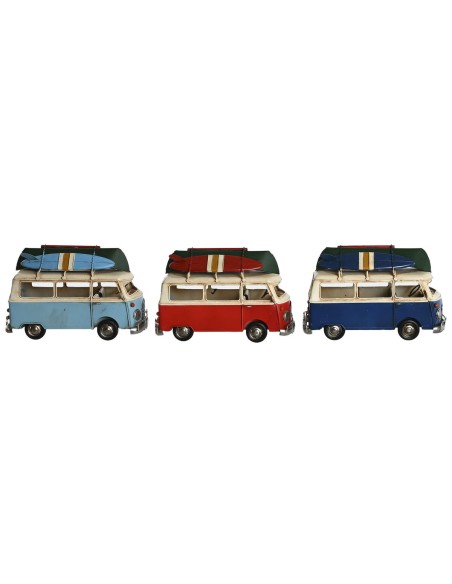 Figurine Décorative Home ESPRIT Bleu Rouge Blue marine 28 x 13,5 x 17,5 cm (3 Unités)
