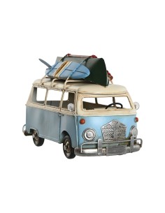 Figurine Décorative Home ESPRIT Bleu Rouge Blue marine 28 x 13,5 x 17,5 cm (3 Unités) 2