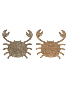 Décoration murale Home ESPRIT Naturel méditerranéen 55 x 5 x 53 cm (2 Unités)