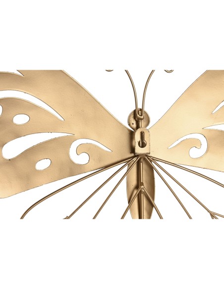 Décoration murale Home ESPRIT Doré Papillon 43 x 2 x 33 cm (4 Unités)