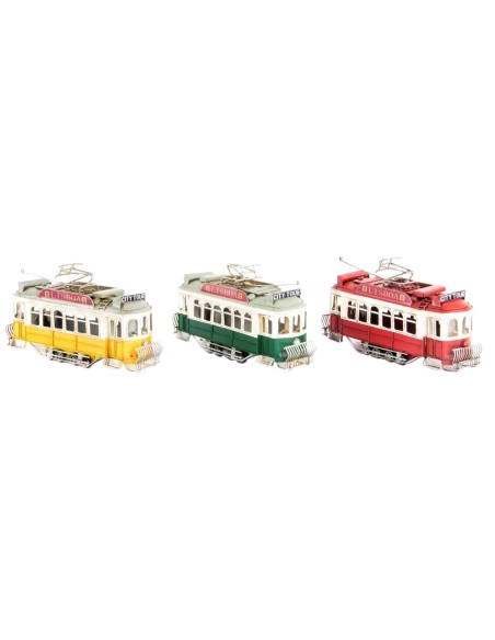 Figurine Décorative DKD Home Decor Train Vintage 27 x 8,5 x 15,5 cm (3 Unités)