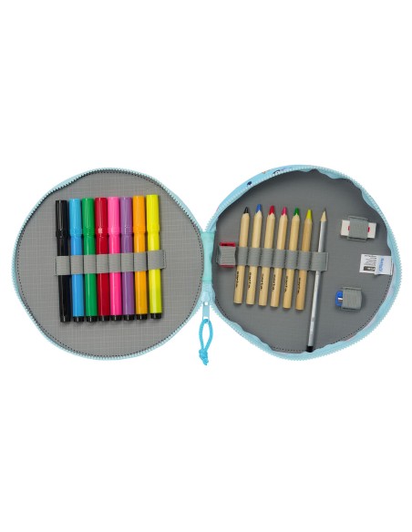 Pochette crayons Bluey Bleu ciel 18 Pièces