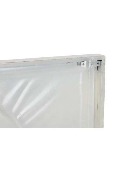 Décoration murale Home ESPRIT Blanc Doré Abstrait 72,7 x 2,5 x 100,5 cm (2 Unités)