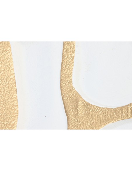 Décoration murale Home ESPRIT Blanc Doré Moderne 48 x 2,5 x 80,5 cm (2 Unités)