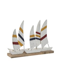 Figurine Décorative Home ESPRIT Blanc Blue marine 67,5 x 13,5 x 46 cm