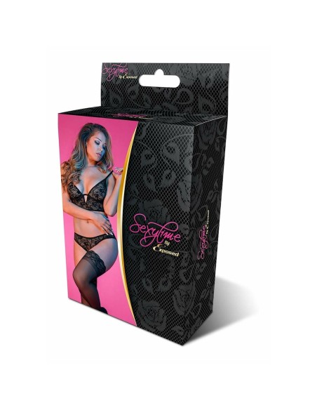 Ensemble de Lingerie Exposed Noir (L/XL)