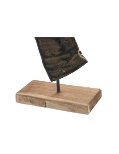 Figurine Décorative Home ESPRIT Noir Naturel 20 x 11 x 65 cm 2
