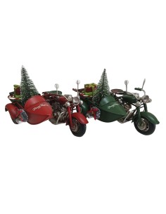 Décorations de Noël DKD Home Decor Rouge Vert 19 x 14 x 13 cm (2 Unités) 2