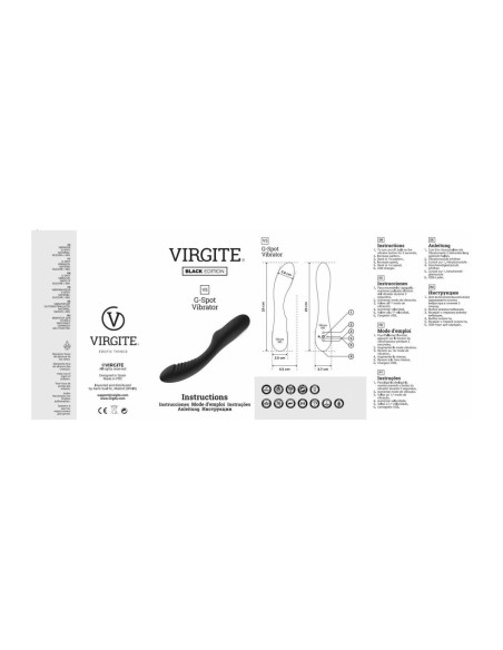 Vibrateur G-Spot Virgite Noir